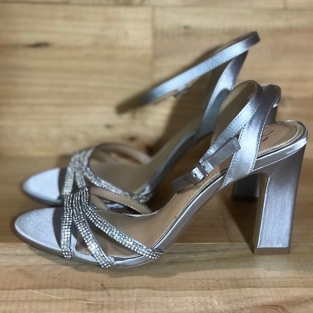 Badgley Mischka Sparkle Heeled Sandal